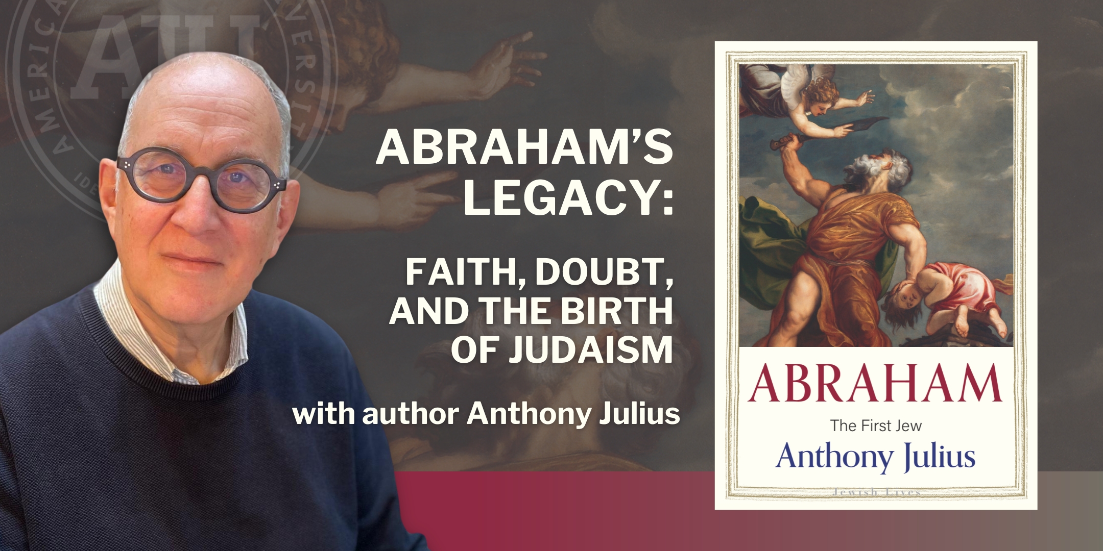 Anthony Julius next to Abraham book